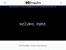 Tablet Screenshot of bungalowfurniture.com